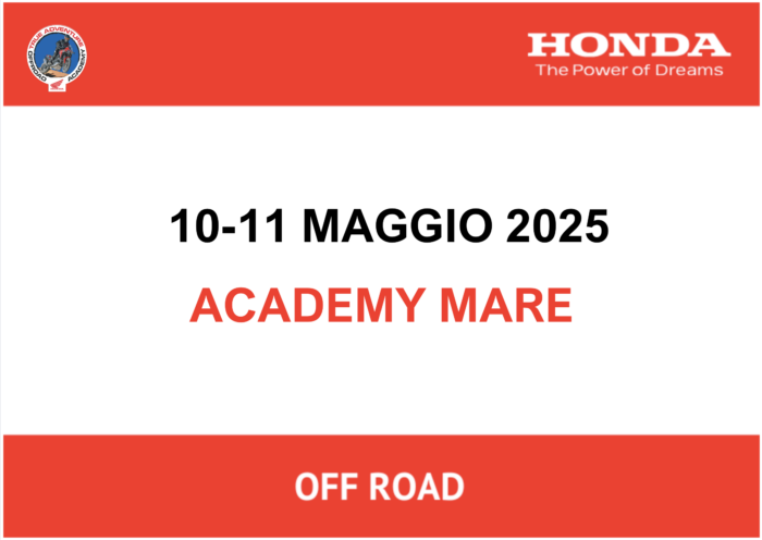 Academy Mare 10-11 maggio